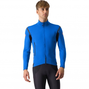 Castelli Perfetto Ros 2 Long Sleeve Jacket DRIVE BLUE/BLACK REFLEX